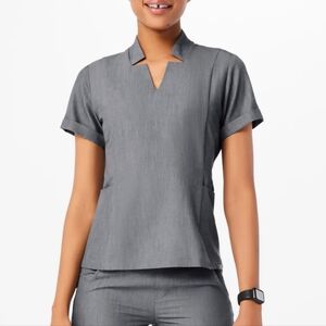 Figs Gray Women's Top
